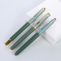 Manufacturers promote color contrast metal ballpoint pen creative new signature pen neutral pen advertising gift wholesale