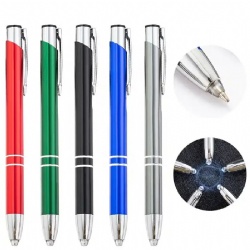 Metal press laser ballpoint pen 3-in-1 Multi-function writing pen with LED light Nurse pen