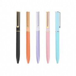 High Quality Color Matching Cute Luxury Business Parker Kawaii Christmas Gift Ballpoint Metal Pen With Custom Logo