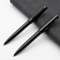 Factory customized new simple atmosphere business metal ballpoint pen meeting records office stylus writing smooth