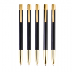 Manufacturers customized metal ballpoint pen rose gold pen holder a variety of colors customized