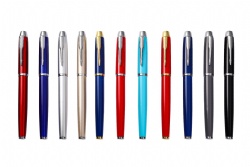 Luxury business neutral metal ballpoint pen a variety of colors to customize the company LOGO Holiday birthday benefits