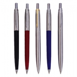 Promotion click metal ballpoint pen High-grade office metal gift pen business pen for men and women