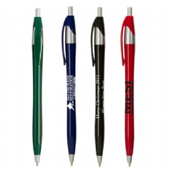 Custom promotion Cheap Click Plastic Ballpoint Pen Gift Campaign Pen with LOGO