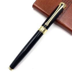 High-end business metal ballpoint pen meeting record pen boss signature pen can be customized LOGO