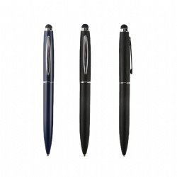 Manufacturers promote new touch metal pen business custom high-grade ballpoint pen rotation drive and 1mm blue ballpoint pen.